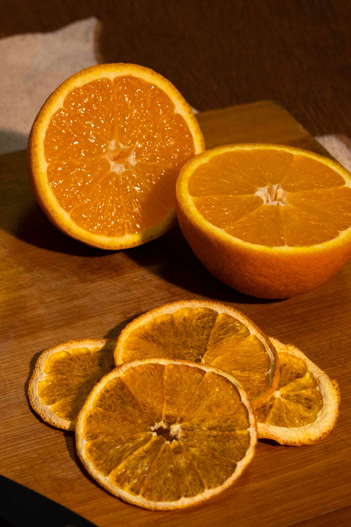 Gedroogde appelsienschijfjes